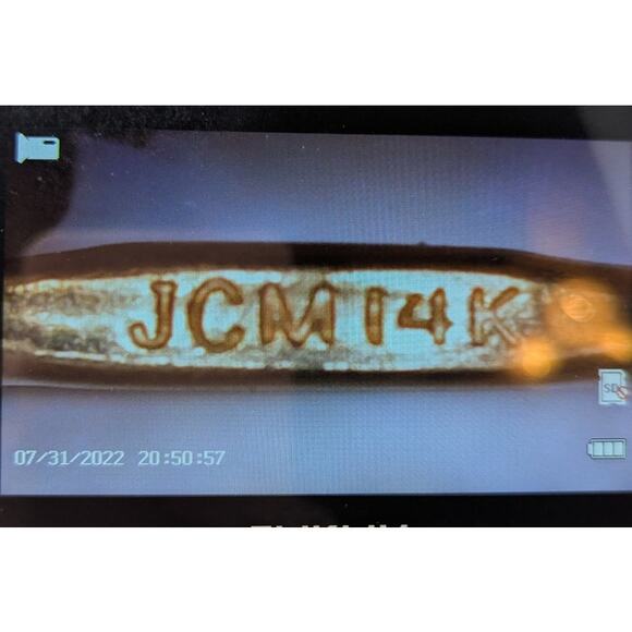 14K Yellow Gold Textured Ball Dangle Leverback Earrings 0.1oz Elegant Gift - Picture 3 of 3